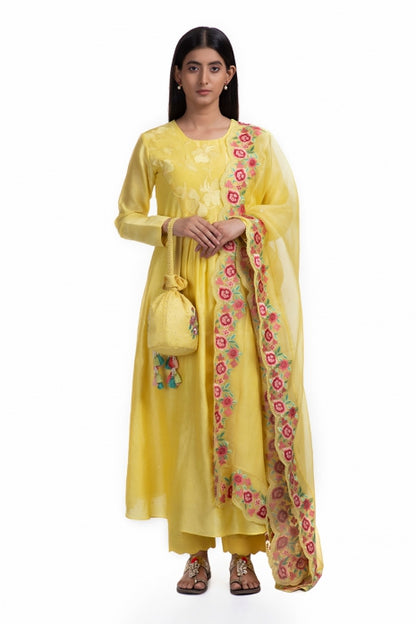 Yati Kurta Set Yellow