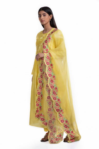 Yati Kurta Set Yellow