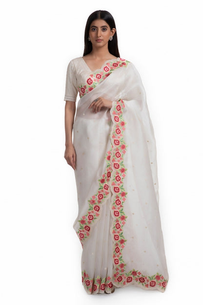 Dviti Saree Off white