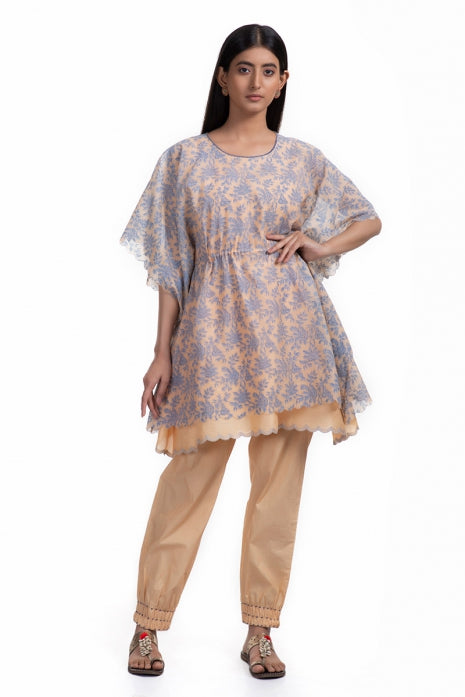 Prisha Kaftan Set Peach