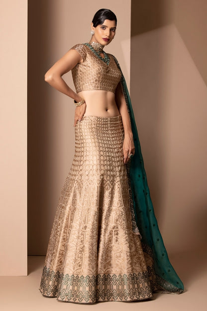 Kanak Lehenga Set Gold