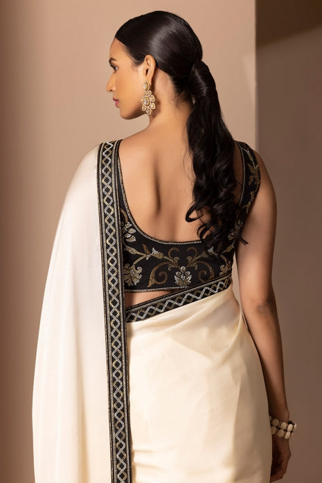 Ribhya Saree Cream