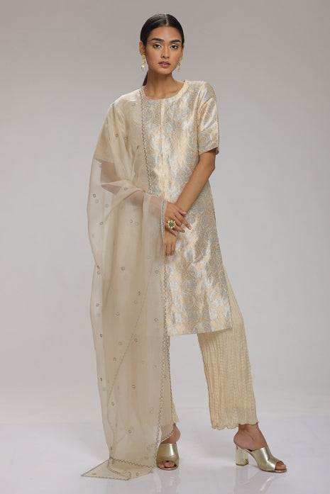 Ceylon Kurta Set Cream