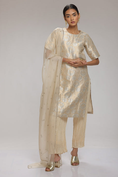 Ceylon Kurta Set Cream