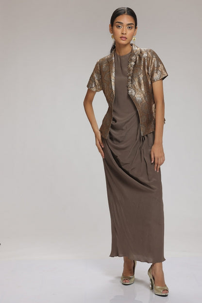 Jasper Gown Set Cement Grey