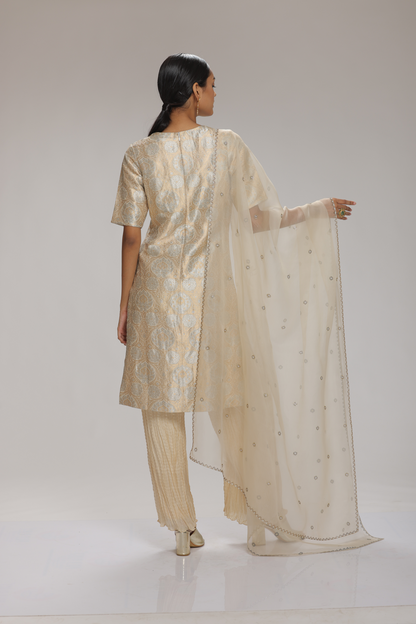 Ceylon Kurta Set Cream