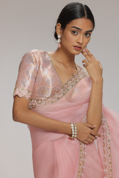 Coral Saree Pink