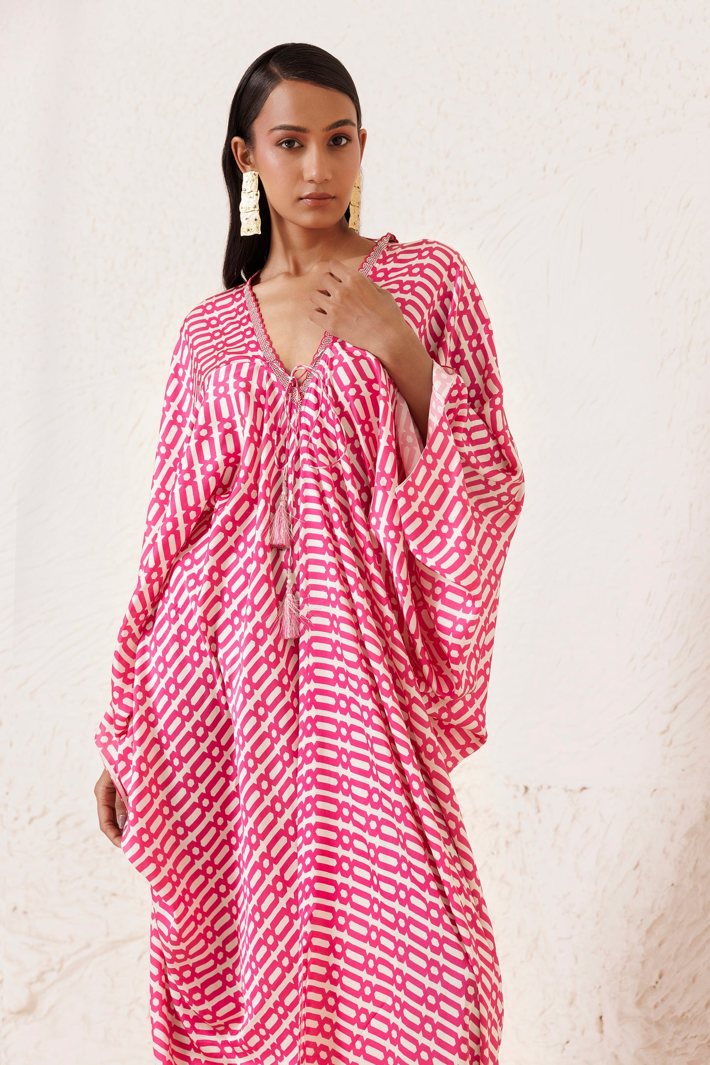 Rouge Kaftan Fuchsia Pink