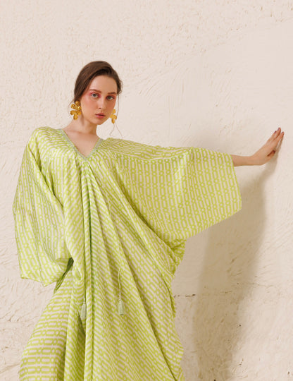 Lush Green Kaftan Lime Green