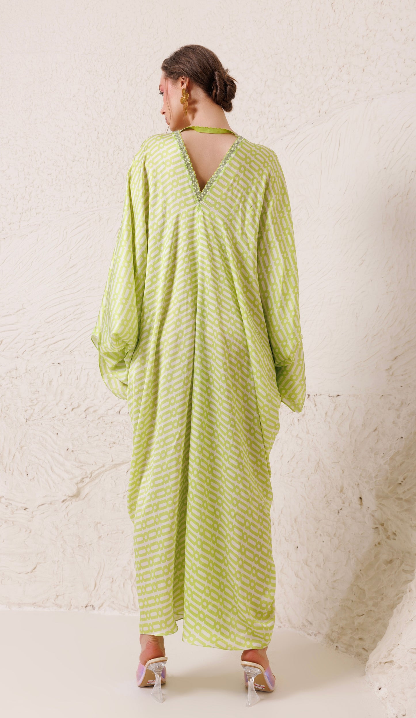 Lush Green Kaftan Lime Green