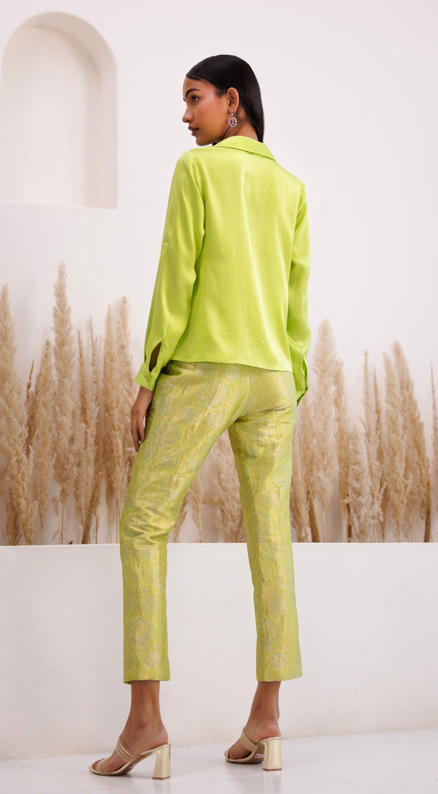 Rania Co-ord Set Lime Green