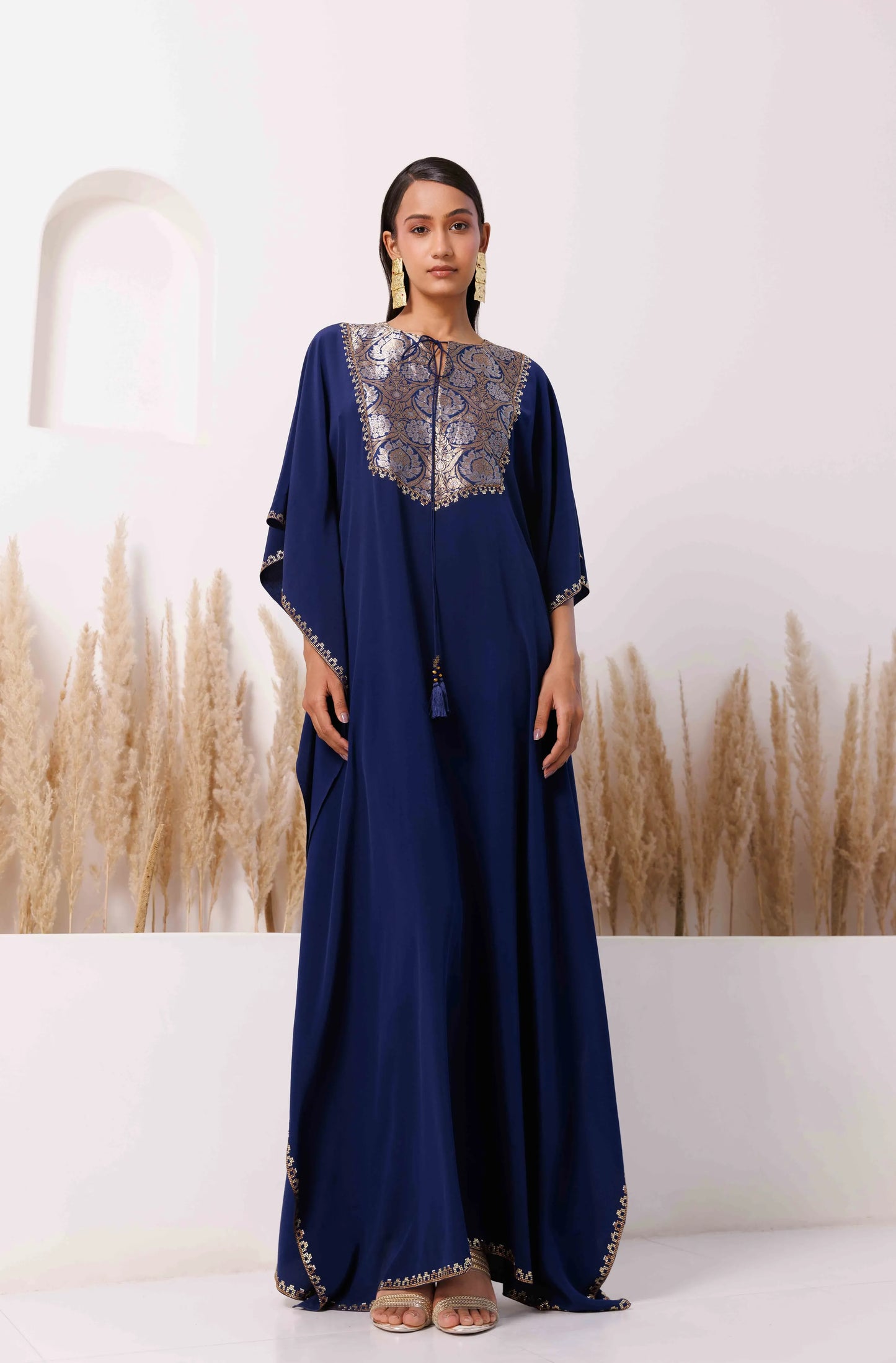 Julia Kaftan Navy Blue