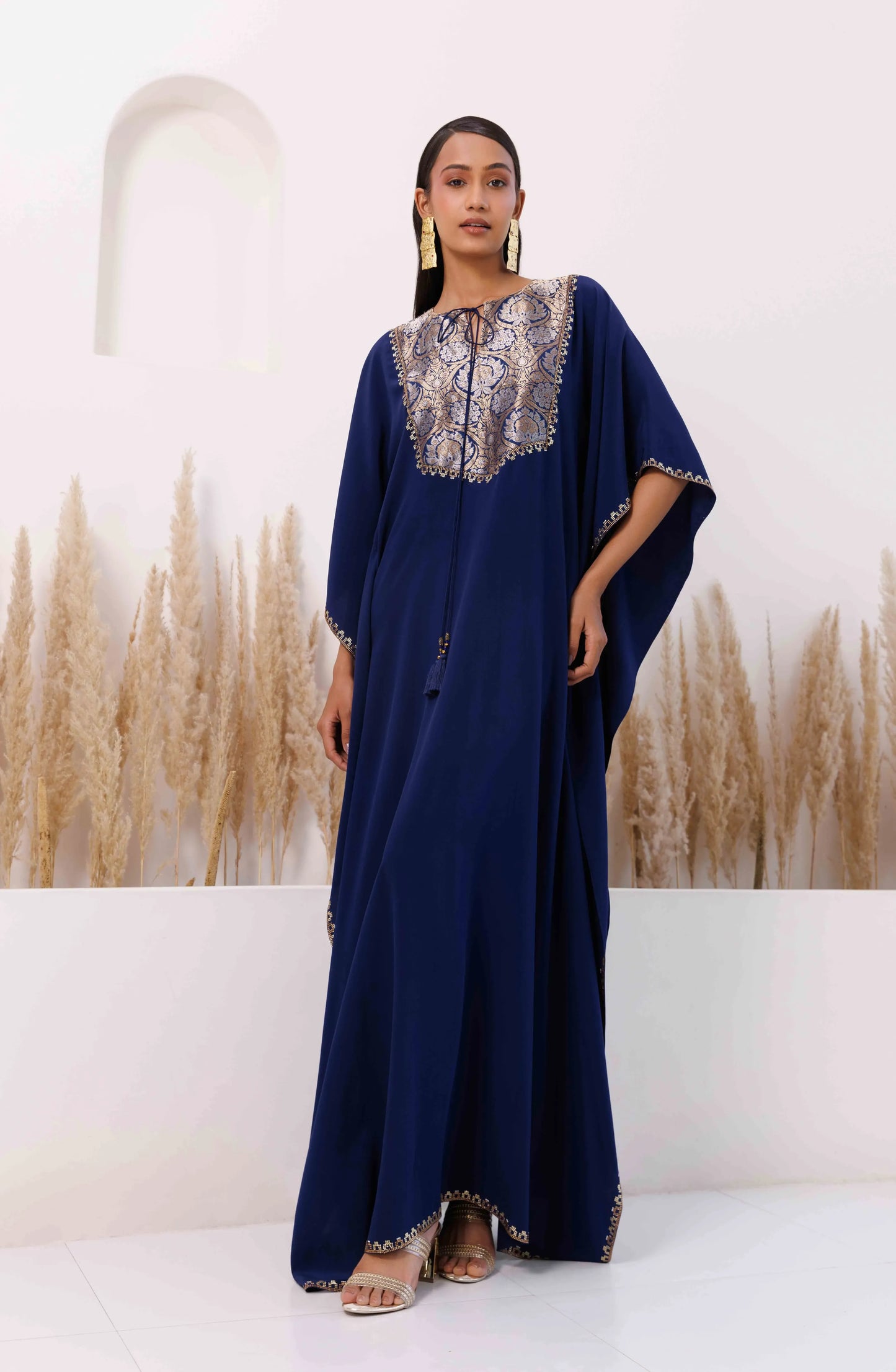 Julia Kaftan Navy Blue