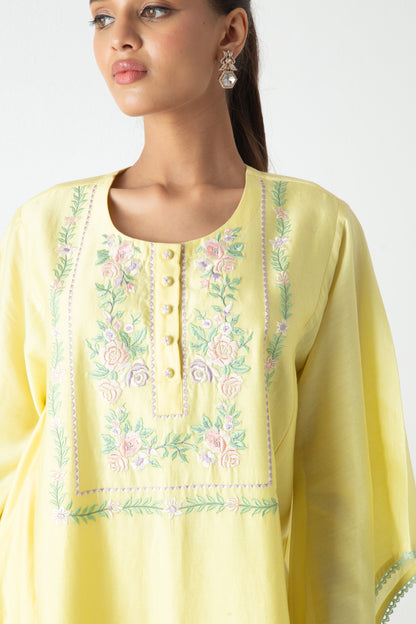 Cyra Kurta Illuminating Yellow