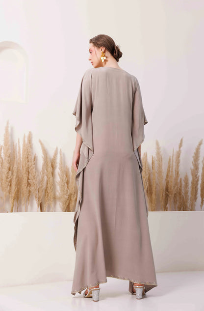 Sheron Kaftan Silver Grey