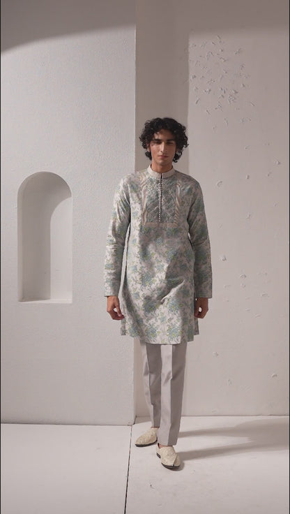 Elion Kurta Ash Grey