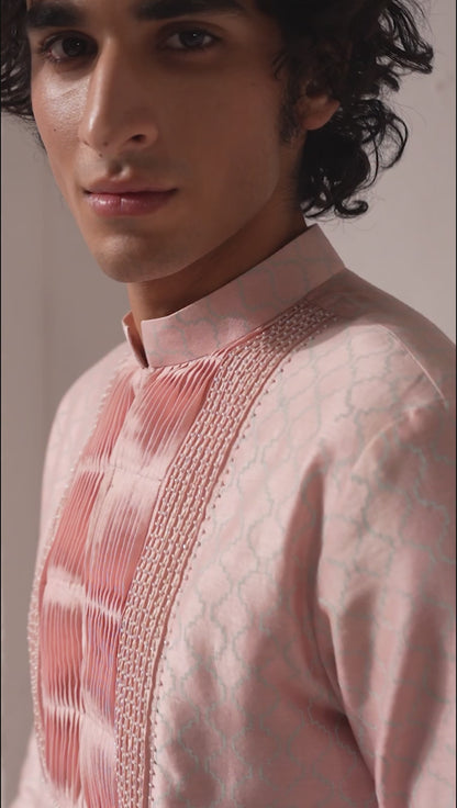 Elion Kurta Peach Pink
