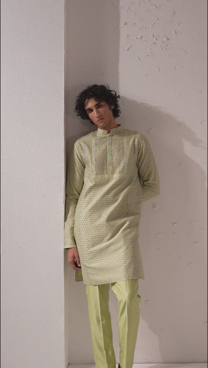 Aven Kurta Tea Green