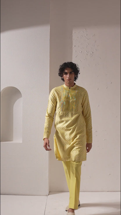 Elion Kurta Sunstruck Yellow